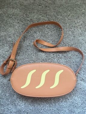 Novelty Baguette Bread Crossbody Bag